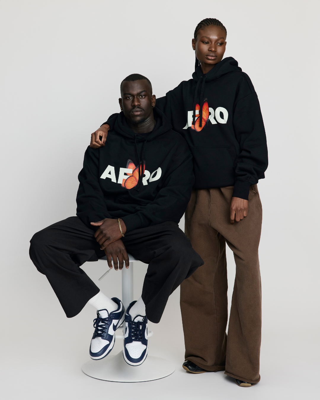 AFRO Butterfly Hoodie