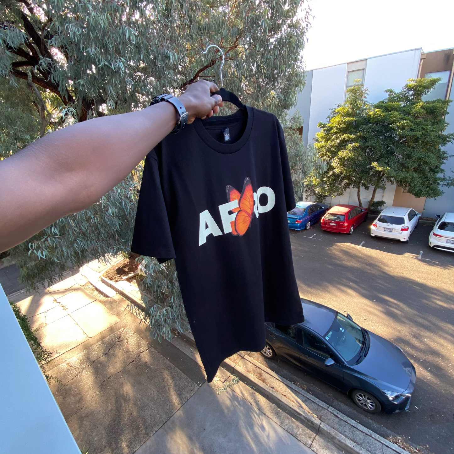 Afro Butterfly Drop