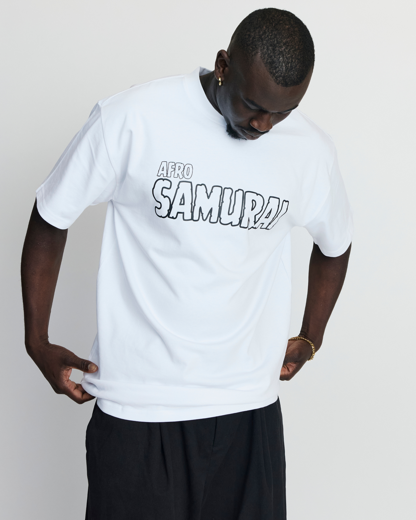 Afro Samurai Heavy White Tee: