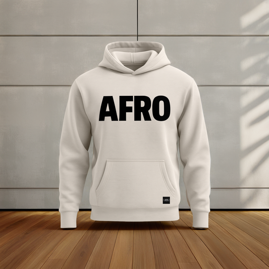 AFRO Statement Hoodie (Bone)