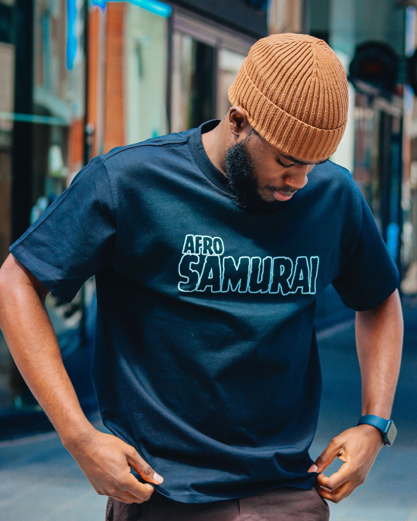 Afro Samurai Heavy Tee "Strength in Silence. Power in Presence."